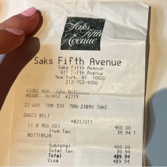 2015 RE-EDITION WIDE LEATHER BELT(Never worn)…With Recipt - Picture 3 of 3